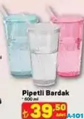 PİPETLİ BARDAK 600 ML PİPETLİ BARDAK 600 ML